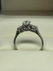 Vintage Trilogy W/G Diamond Ring - Photo 3