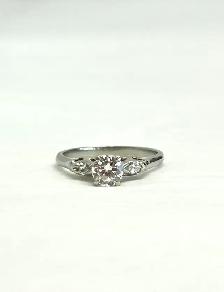 Vintage Trilogy W/G Diamond Ring - Photo 4