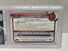 Ryan Reckley Topps Chrome Prospect Autograph 2022 PSA 9 - Photo 4