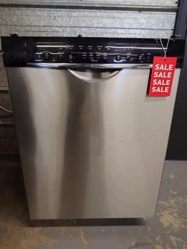 Bosch '24' Stainless Steel Dishwasher on Sale‼️