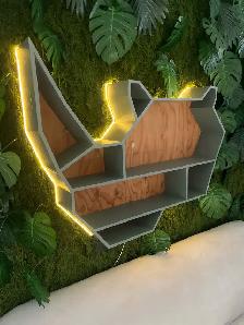 Étagère murale LED design unique | Décor moderne