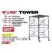 4'x10' Scaffolding Sale