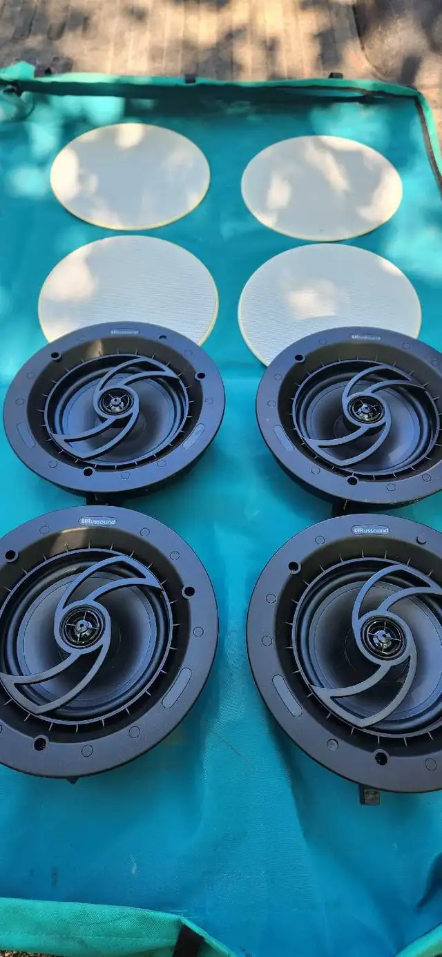 in wall speakers.