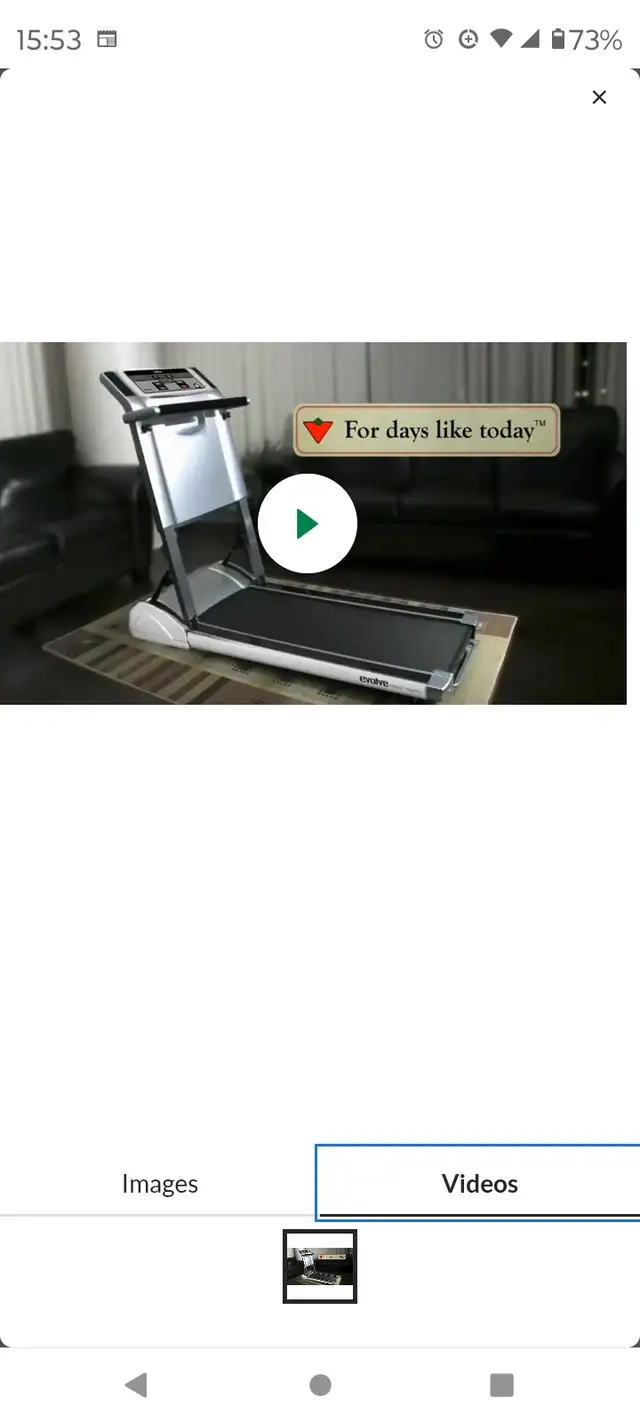 Tempo Evolve folding treadmill