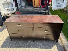 Free delivery used Dark Brown Six Drawer Dresser