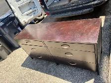 Free delivery used Dark Brown Six Drawer Dresser - Photo 3
