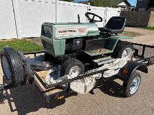 Garden Tractor and Trailer