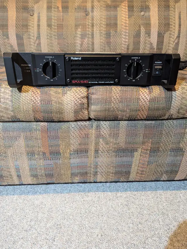 Roland SRA-540 2 Channel Power Amplifier For Sale