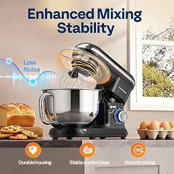 Eid Day Sale | VIVOHOME 6QT 10-Speed Stand Mixer Black