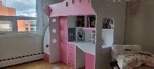 loft bed with mattress