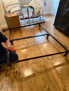free King headboard and frame. Queen bed frame - Photo 3