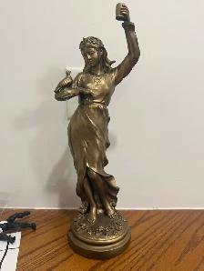 antique statue  - Brampton - Bronze -  $100
