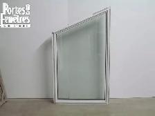 0771fp Fenêtre Fixe PVC Trapèze 29 x 50 1/2 x 38 1/4