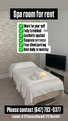 Spa room for rent