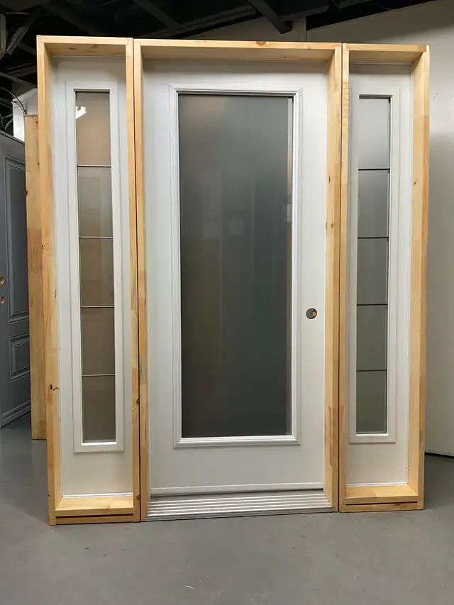 1414PA Porte d’acier 34″G Sérigraphie side/latéral  Satiné 23x65