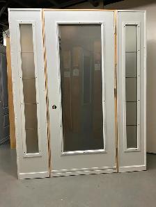 1414PA Porte d’acier 34″G Sérigraphie side/latéral  Satiné 23x65 - Photo 2