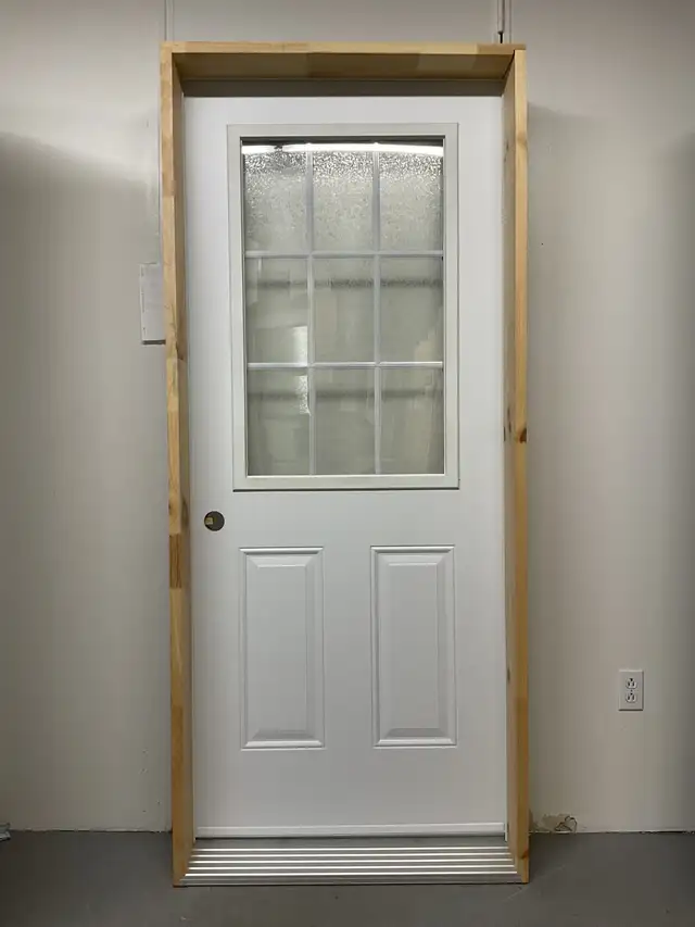 1396PA Porte d’acier 34″D Carrelage géorgien glue chip 23×37