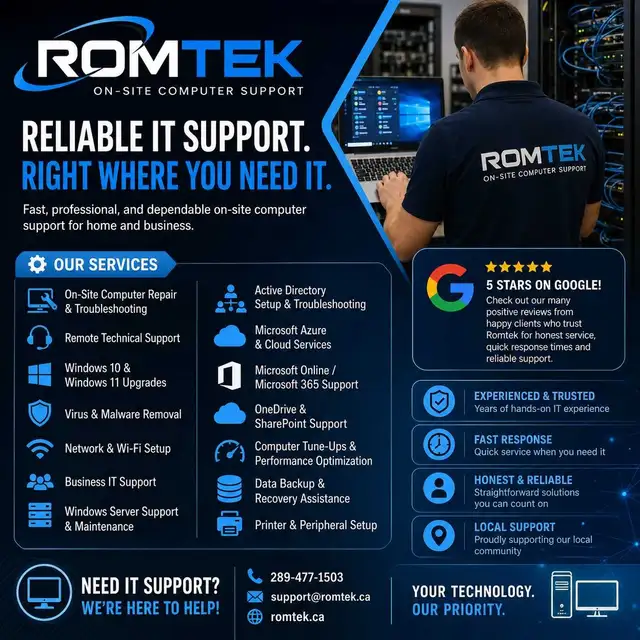 On-site Computer support