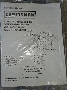 Craftsman 10' Dual Bevel Sliding Compound Saw - Photo 3