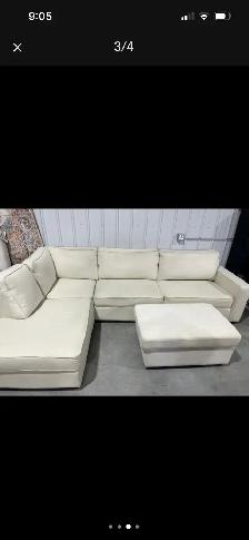 Fabric Sectional with Storage Ottoman - floor model - Photo 2