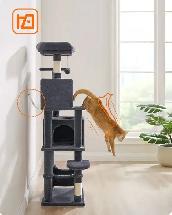 Brand New Cat Tree 2 Perches 2 Caves Special $109 - Photo 5