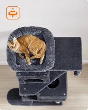 Brand New Cat Tree 2 Perches 2 Caves Special $109 - Photo 8