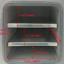 0.9 Cu ft Vacuum Drying Oven Digital Lab Oven Drying Box 160265 - Photo 7