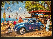 1000pc Eurographics 'Surf Shack' Puzzle - Like New! - Photo 3