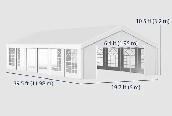 Brand New Sturdy 20' x 40' Heavy Duty Party Tent $1099 - Photo 10