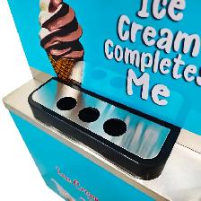 2 1Flavors Stainless Steel Soft Ice Cream Machine 3 Heads 210185 - Photo 4