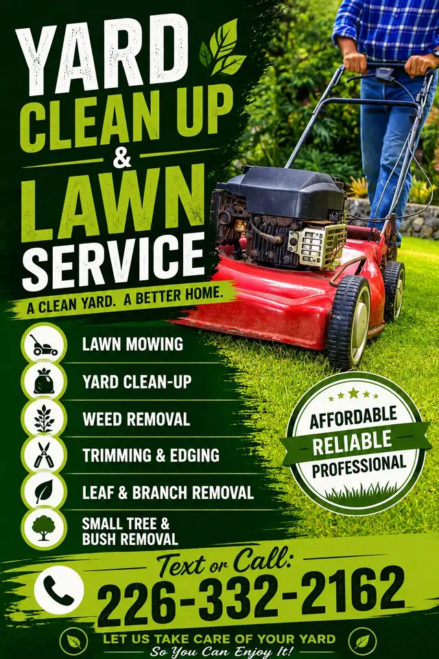 YARD CLEAN UP & LAWN SERVICE