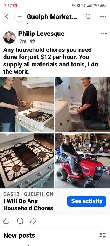 Chores done $12/hr Really!