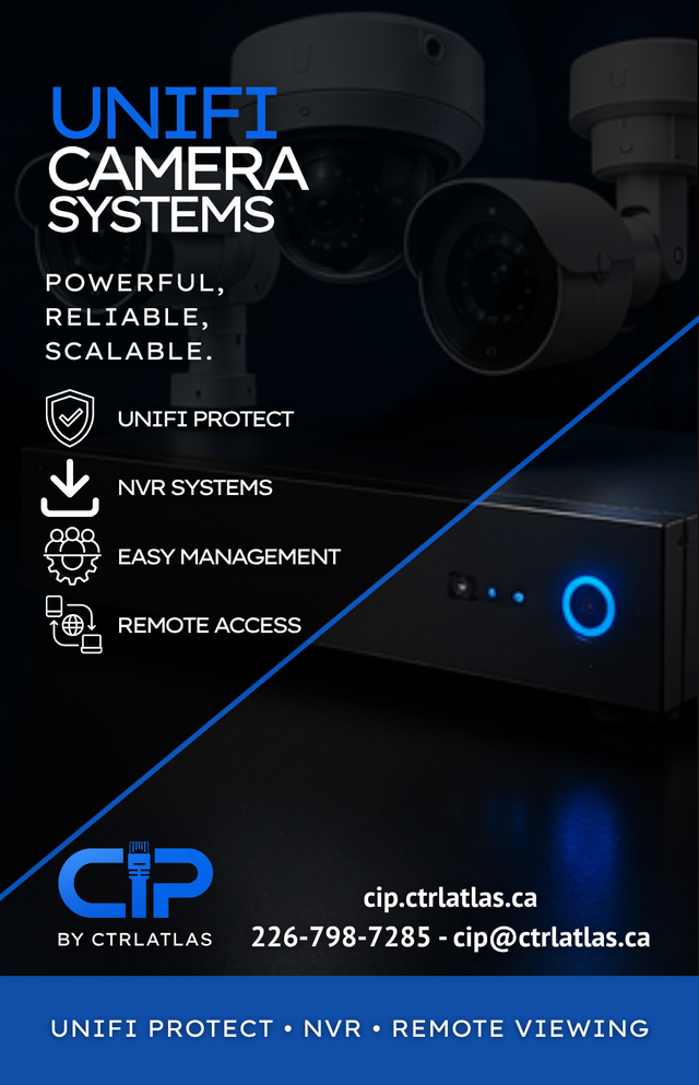 UniFi Camera Systems Installed