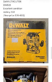 FOR SALE: DeWALT ROUTER