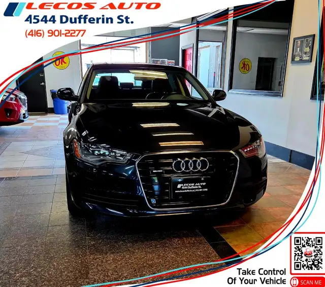 2013 Audi A6 3.0T Premium One Owner/Fully Loaded/Low KMs