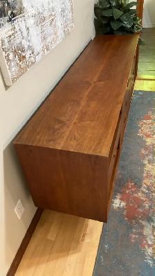 Mid century. Teak TECK. Crédence, buffet, commode, bahut televis - Photo 7