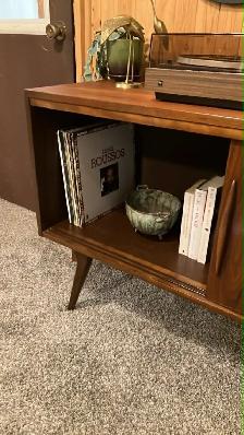 Mid century modern. TEAK TECK Lampe / Buffet, crédence, bar, vit - Photo 5