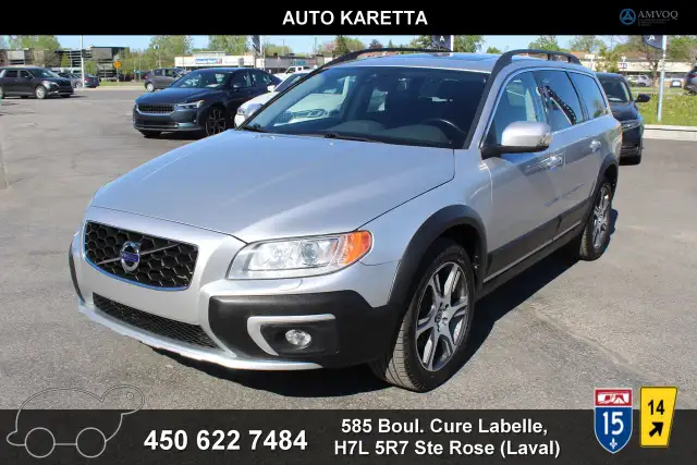 2014 Volvo XC70 Wgn T6 Premier Plus cuir toit cam pneus ete/hive
