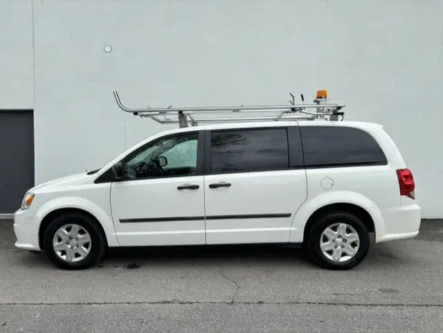 2012 Ram Cargo Van C/V ONLY 80KM-LADDER RACKS-SHELVES-DIVIDER-1