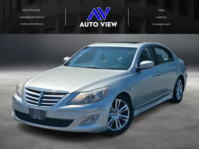 2012 Hyundai Genesis 4dr Sdn V6 w/Premium Pkg GREAT SERVICE HIS
