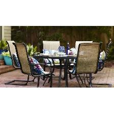 Patio table with umbrella and 6 chairs - Photo 6
