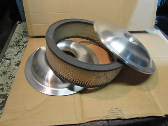 High Performance 14 inch air filter assembly Billet Aluminum