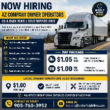NOW HIRING – AZ COMPANY OWNER OPERATORSUS & BACK RUNS - Photo 2