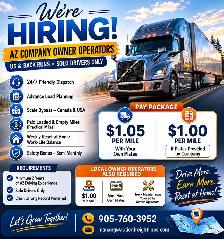 NOW HIRING – AZ COMPANY OWNER OPERATORSUS & BACK RUNS - Photo 3