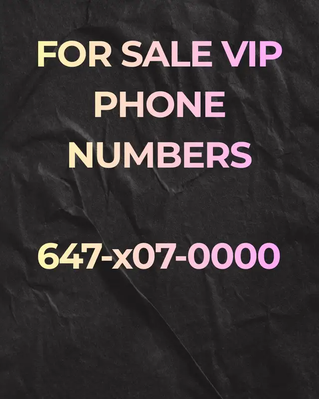 Best selection of VIP phone Numbers 416,647,905,437 AreaCode