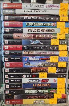 Playstation PSP Games: Grand Theft Auto, Tekken, Final Fantasy