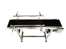 47.2x7.8"PVC Belt Conveyor 2 Guardrail Adjustable Speed 230013 - Photo 7