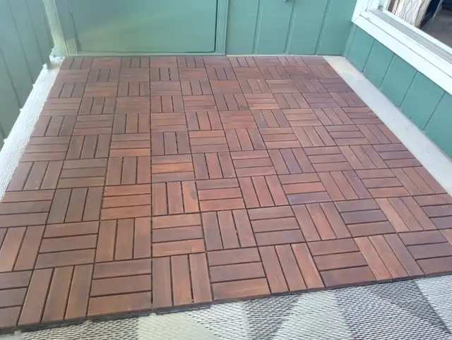 Deck/Patio Hardwood Tiles
