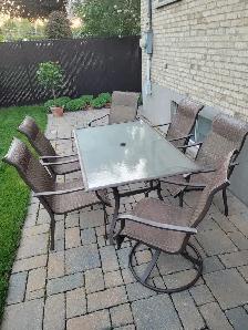 ENSEMBLE PATIO 6 PLACES