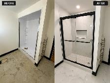 BATHROOM SHOWER-SHOWER BASE-SHOWER HEAD-UPGRADE INSTALL - Photo 4